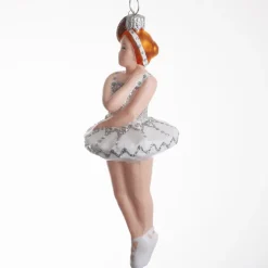 BALLERINA KORSET HVID/SØLVFARVET