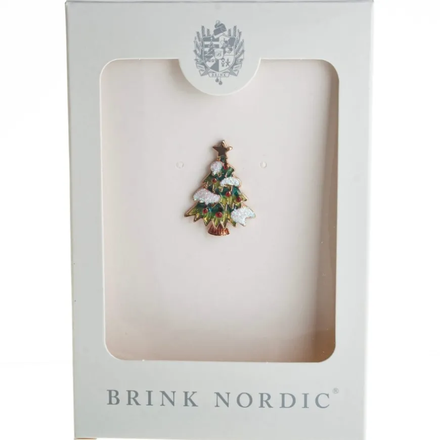 BROCHE PIN 3 CM JULETRÆ