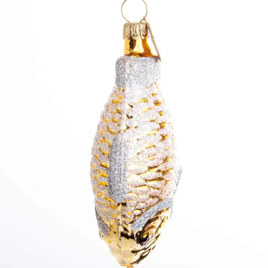 FISK 8 CM GULDFARVET