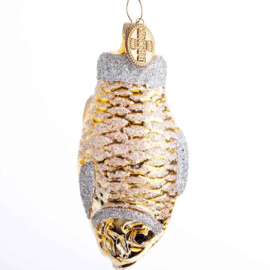 FISK 8 CM GULDFARVET