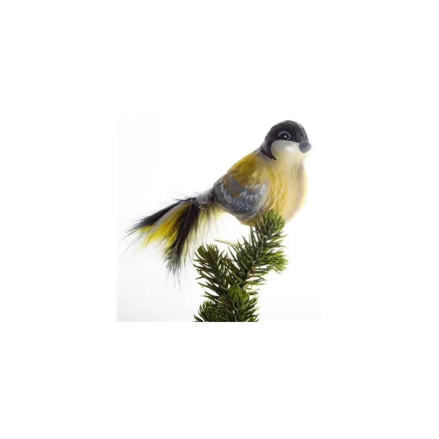 FUGL MUSVIT 15 CM