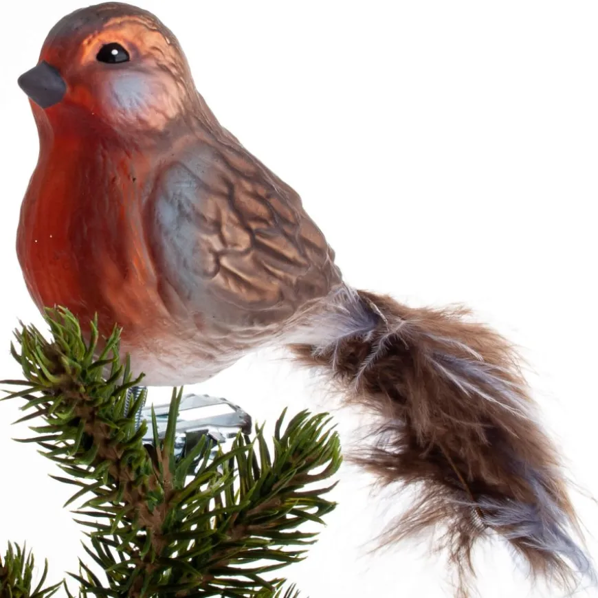 FUGL RØDHALS 15 CM