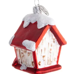 FUGLEHUS 6 CM RØDT