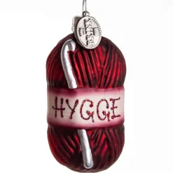 GARN HÆKLE 6 CM BORDEAUX