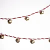 GUIRLANDE MED GULDFARVEDE KLOKKER 180 CM