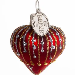HJERTE MUM 4 CM GRANAT MAT