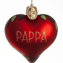 HJERTE PAPPA 5 CM RØDT