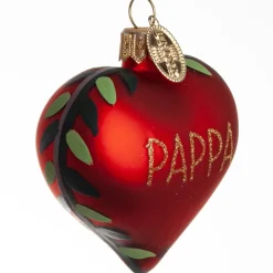 HJERTE PAPPA 5 CM RØDT