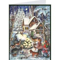 JULEKALENDER POSTKORT 409