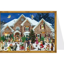 JULEKALENDER POSTKORT 40148