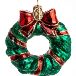 JULEKRANS MED SLØJFE 7 CM