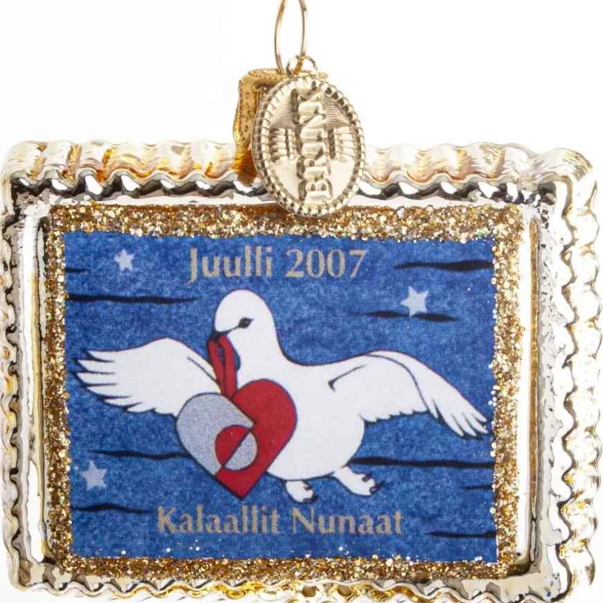 JULEMÆRKE 2007 6 CM GRØNLAND