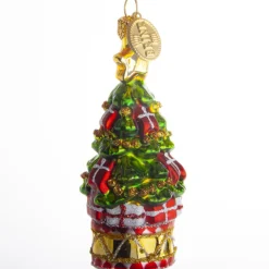 JULETRÆ 8 CM DANNEBROG