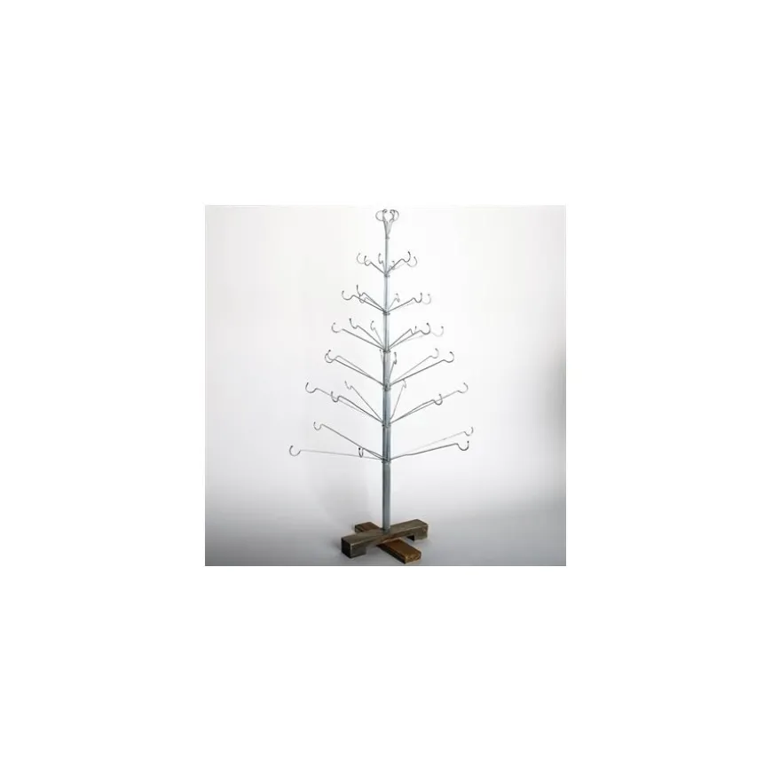 JULETRÆ 60 CM SØLVFARVET