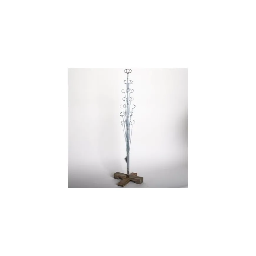 JULETRÆ 60 CM SØLVFARVET