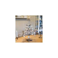 JULETRÆ 60 CM SØLVFARVET