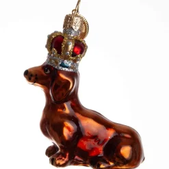 KONGELIG HUND 7 CM BRUN