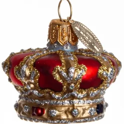 KRONE GALLA 4 CM RØD