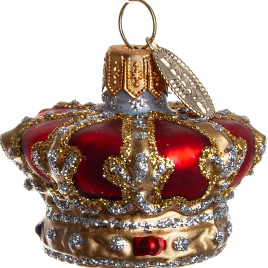 KRONE GALLA 4 CM RØD