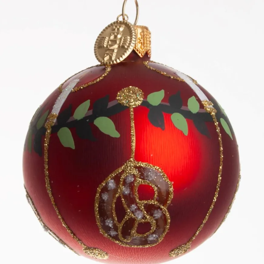 KUGLE 2024 KRINGLE 6 CM RØD