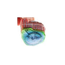 KUGLE KOLDINGHUS 7 CM LYSEBLÅ