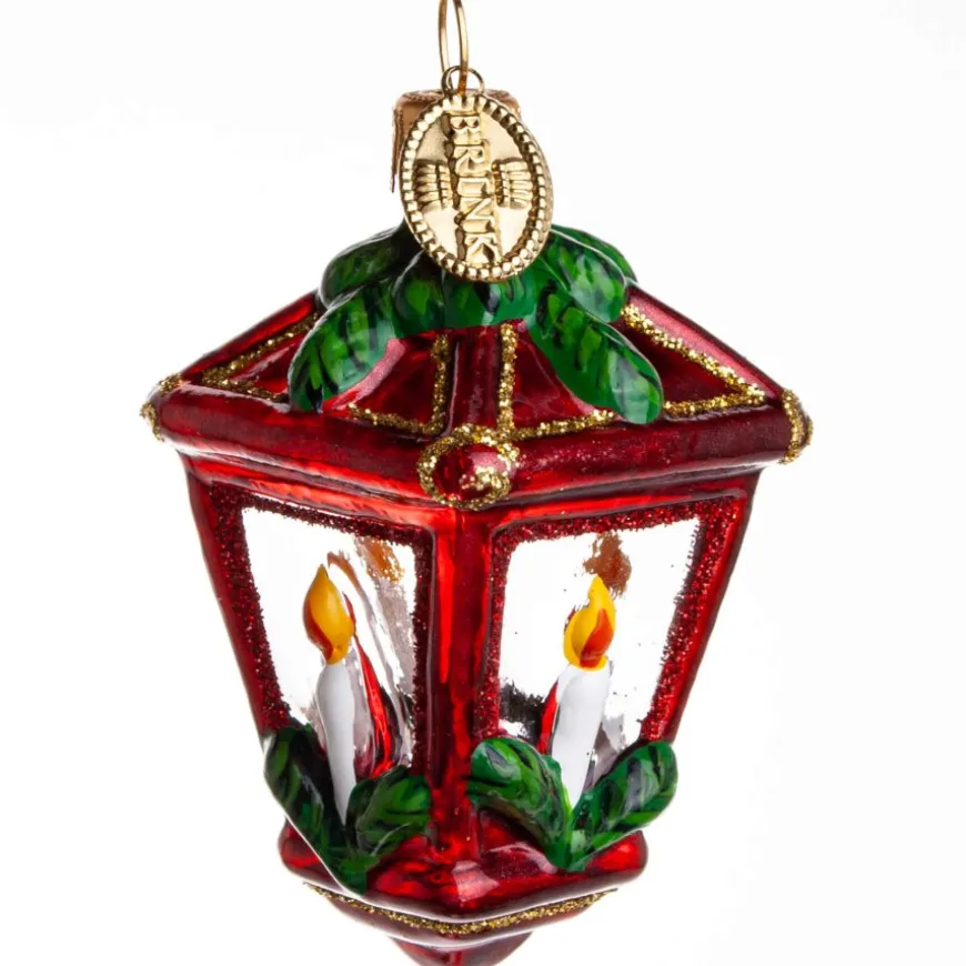 LANTERNE 6 CM RØD
