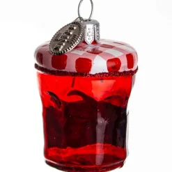 MARMELADE GLAS 4 CM RØD