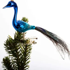 PÅFUGL 7 CM BLÅ TURKIS