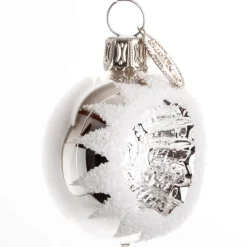 REFLEKTOR KUGLE 4 CM SØLVFARVET