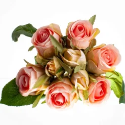 ROSENBUKET 23 CM PINK