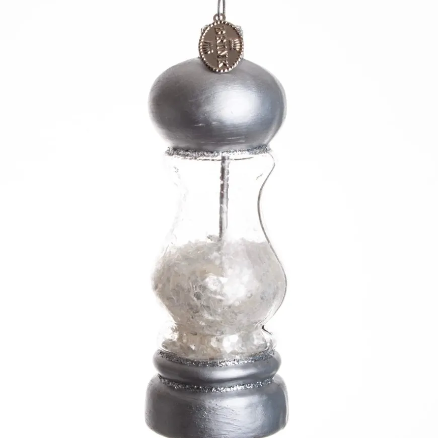SALTKVÆRN 10 CM SØLVFARVET