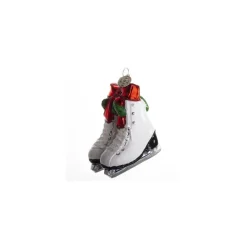 SKØJTER M/SLØJFE 6 CM HVID