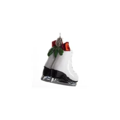 SKØJTER M/SLØJFE 6 CM HVID