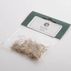 50 STK. KROGE GULDFARVET - 3 CM