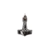 THORS HAMMER 8 CM SØLVFARVET