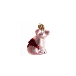 TILBUD GRIS M SLØJFE 6 CM LYSERØD