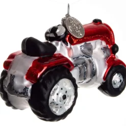 TRAKTOR 9 CM RØD
